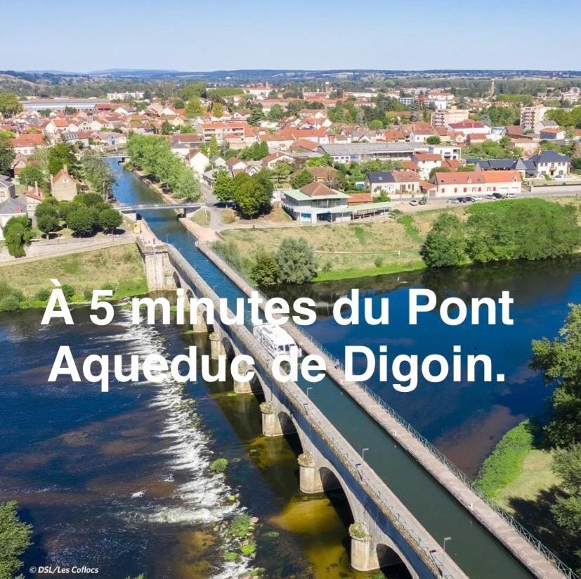 Les Pichies, T2 Maxou, Centre Ville. Digoin Exteriör bild